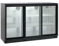 Фото с видом Барный холодильный шкаф HURAKAN HKN-GXDB315-SL 850мм
