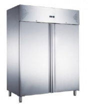 Фото с видом Холодильный шкаф Hurakan 1400 л HKN-GX1410TN INOX