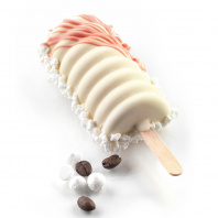 GEL04 Набір для морозива "танго" 92х45х27,5 мм (2 форми, таця, 50 паличок) Silikomart