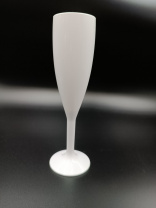 Бокал для шампанського з полікарбонату (білий) GC--0030W GastroPlast