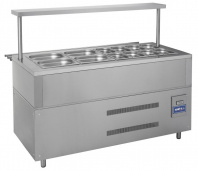 Прилаок холодильный для раздачи охлажденных блюд ПХ-1500 Кий-В