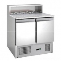 Фото с видом Холодильный стол для пиццы cаладетта Hurakan HKN-GXSD2GN